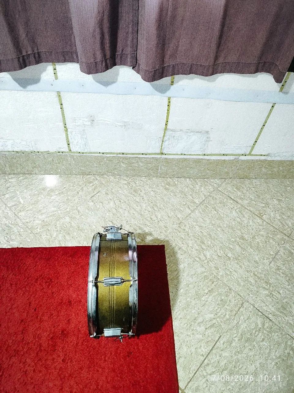 Caixa de bateria em aço 14 polegadas 6 afinação usado em aço  - Foto 3