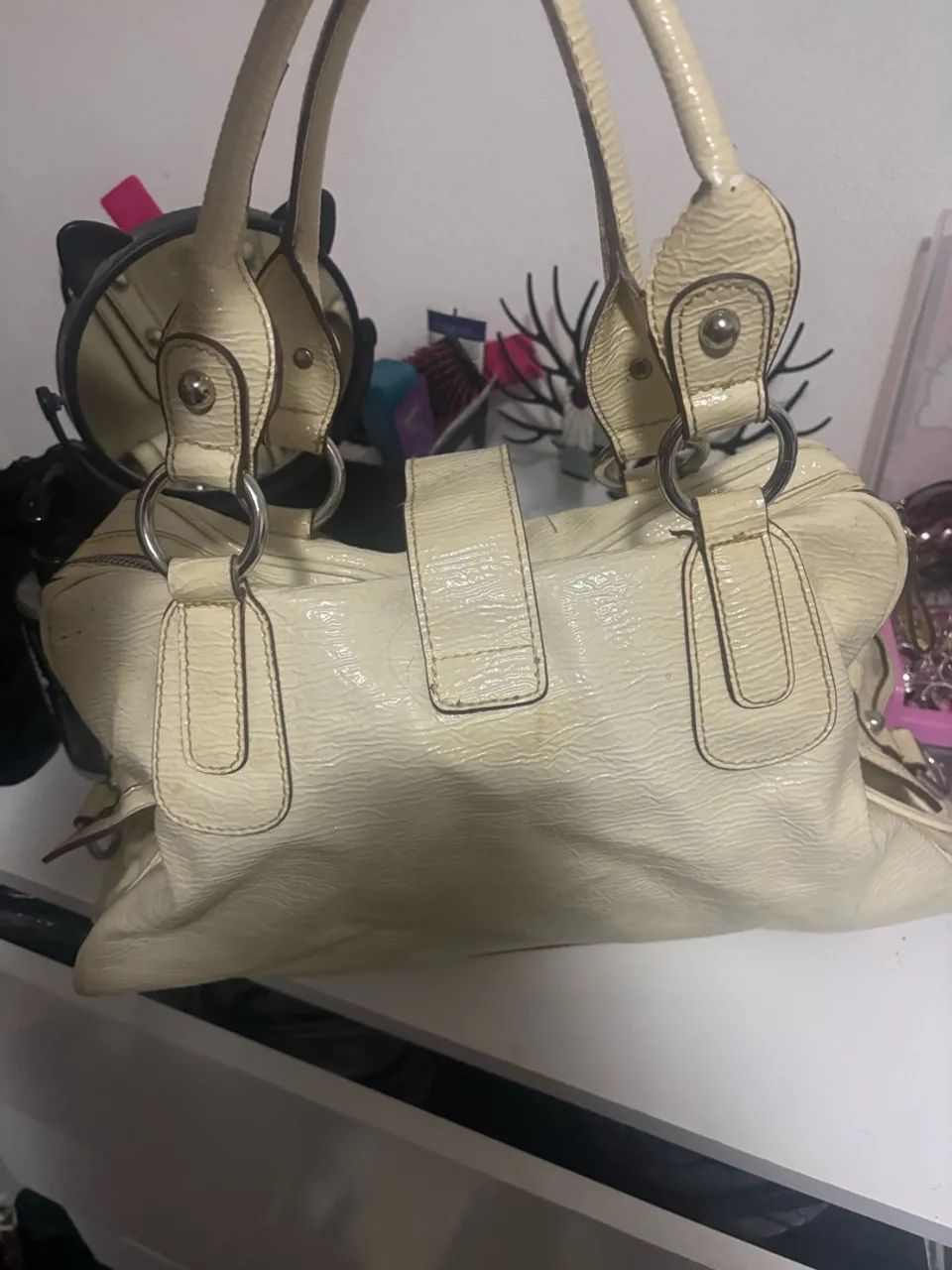 BOLSA GUESS OFF WHITE - Foto 3