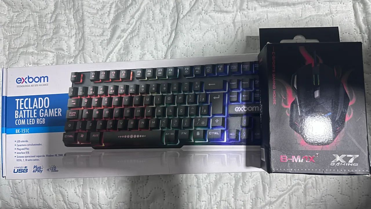 Combo mobilador:  mouse e teclado!! - Foto 3