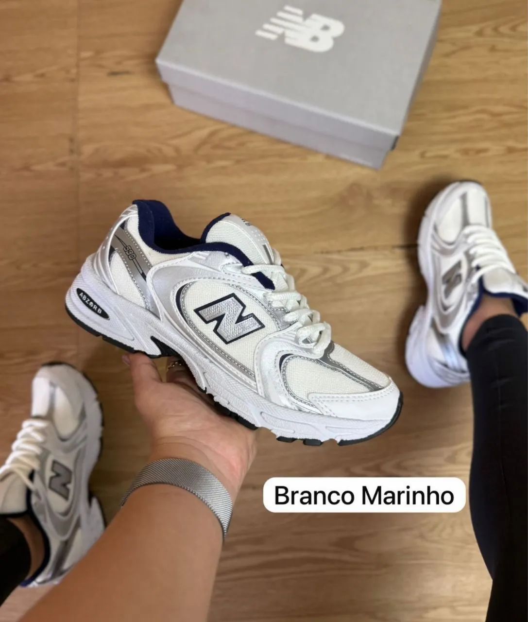 Tênis new balance branco diversos Entregamos 
