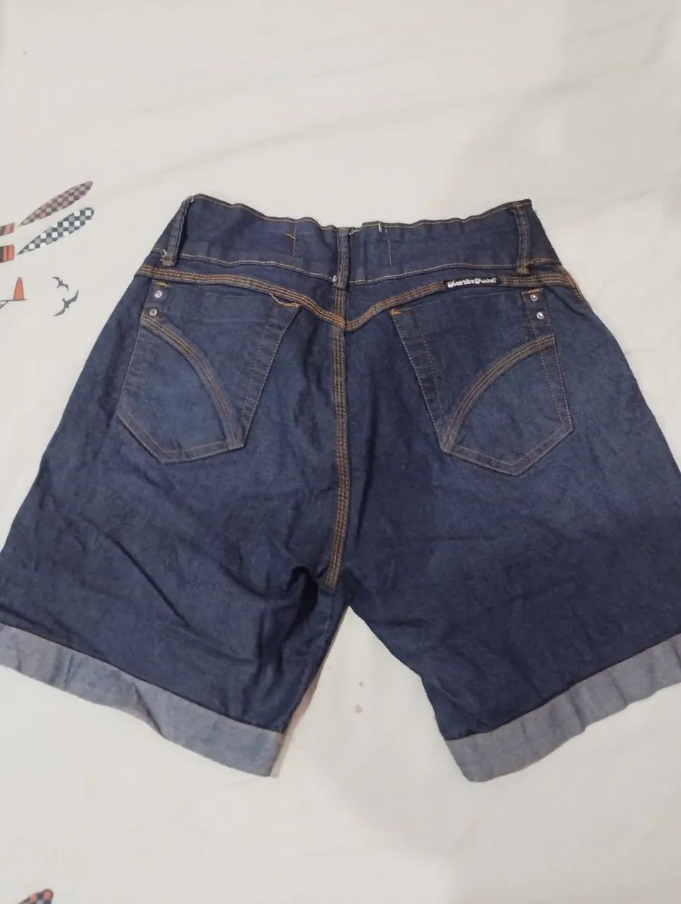 Bermuda jeans feminina  - Foto 2