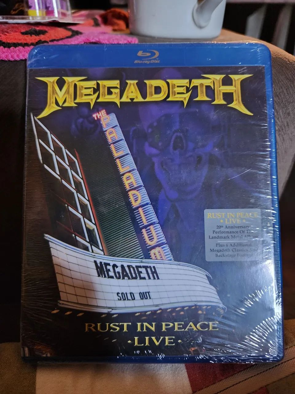 Blu Ray show Megadeth Rust In Peace Live lacrado 