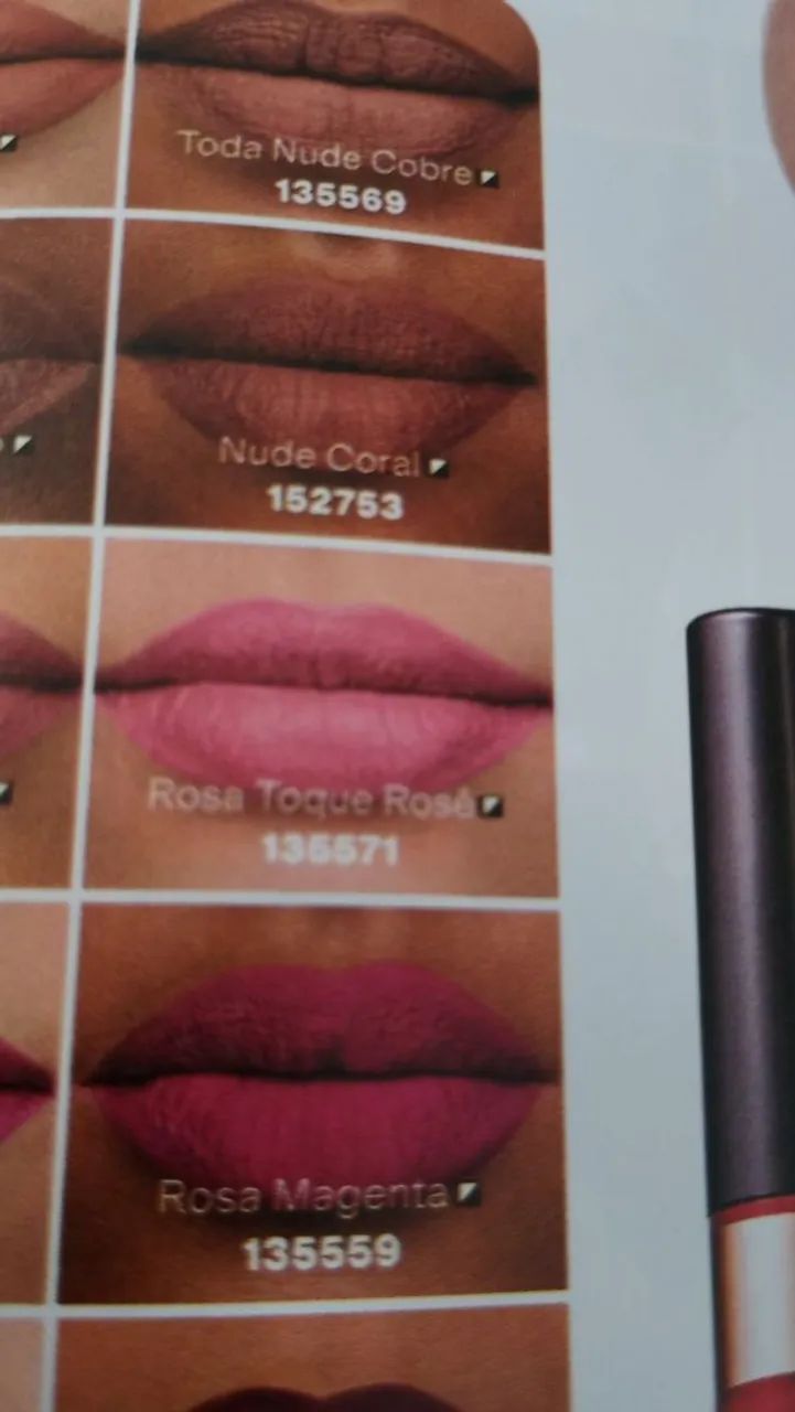 BATOM NUDE CORAL NUDE PÉROLAS R$50 CAD.  - Foto 3