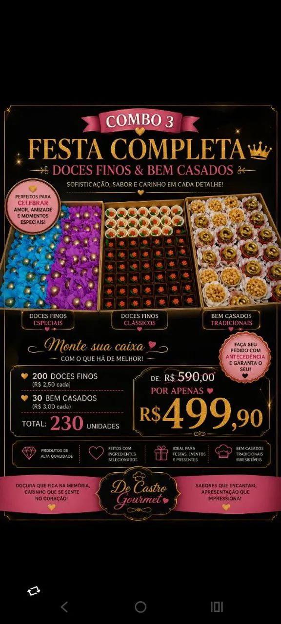 Doces finos 