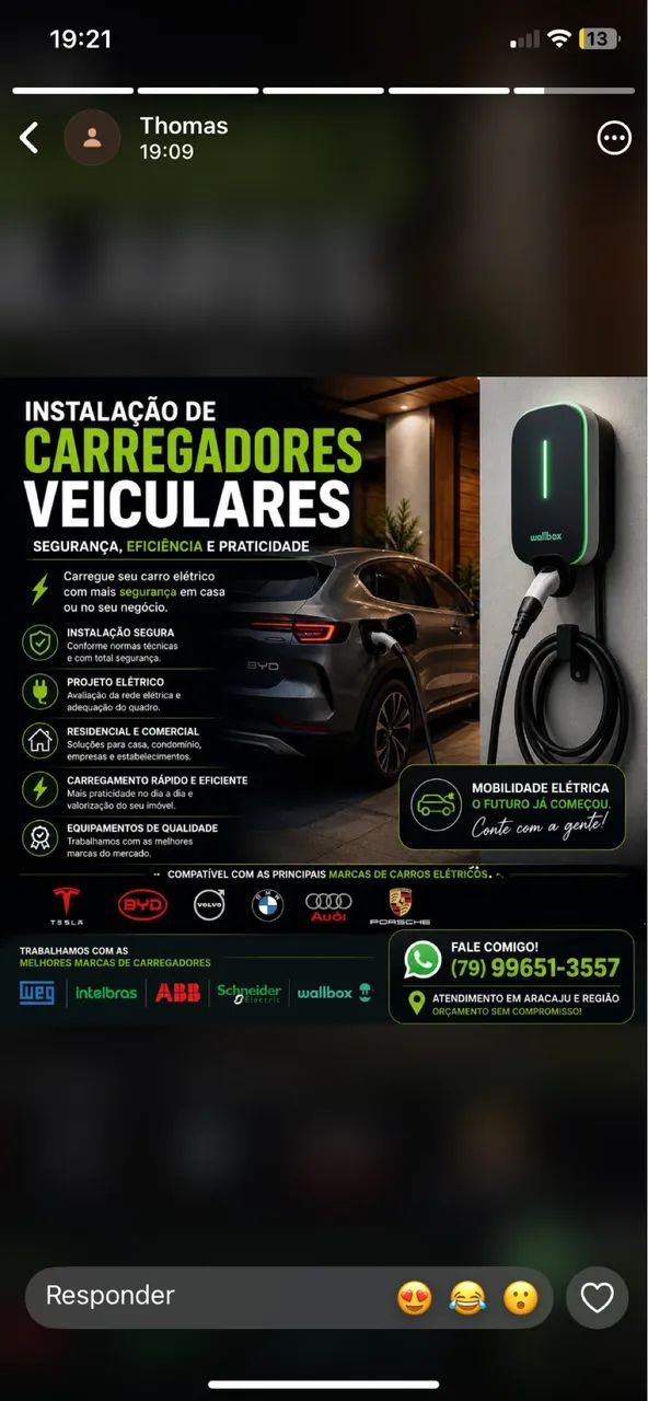 INSTALAÇÃO DE WALBOX | Carregador p carro elétrico 