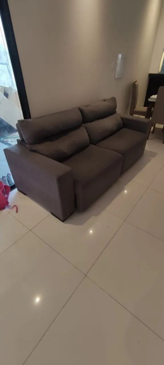 Sofá retrátil e reclinável - Não Entrego  - Foto 4