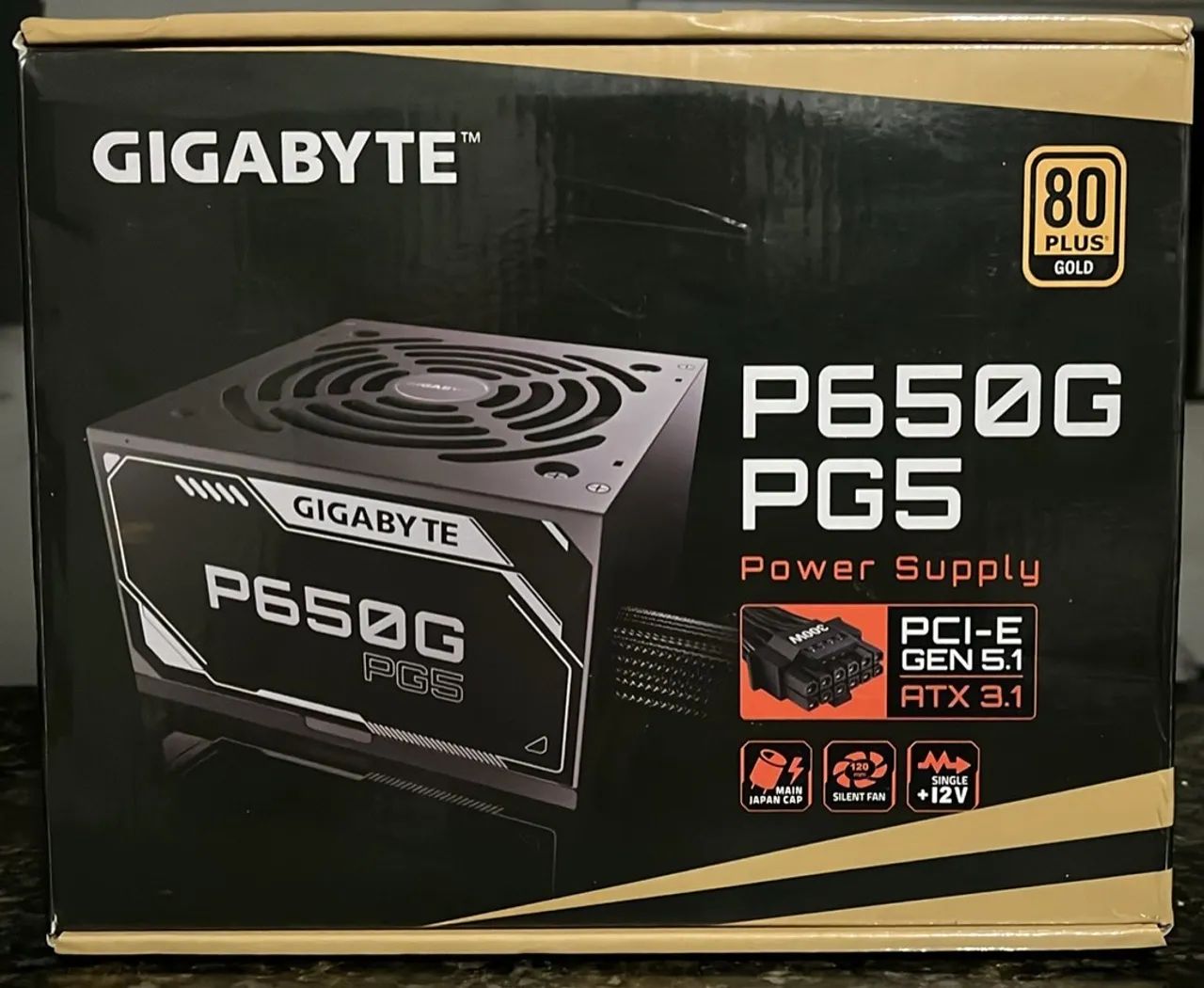 Fonte Gigabyte P650G PG5 650W 80 Plus Gold