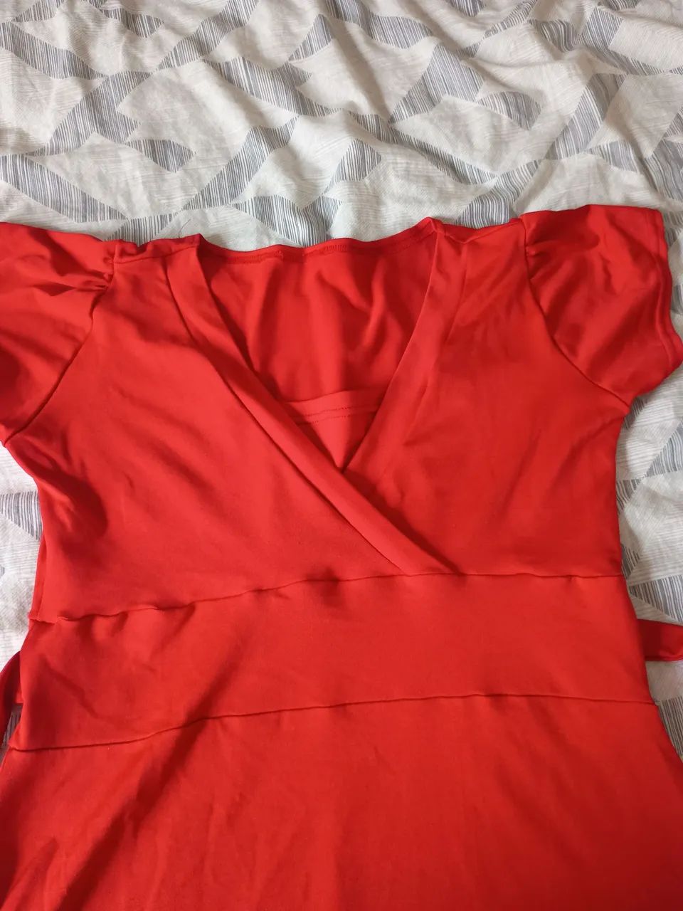 Vestido casual vermelho (M) - Foto 3