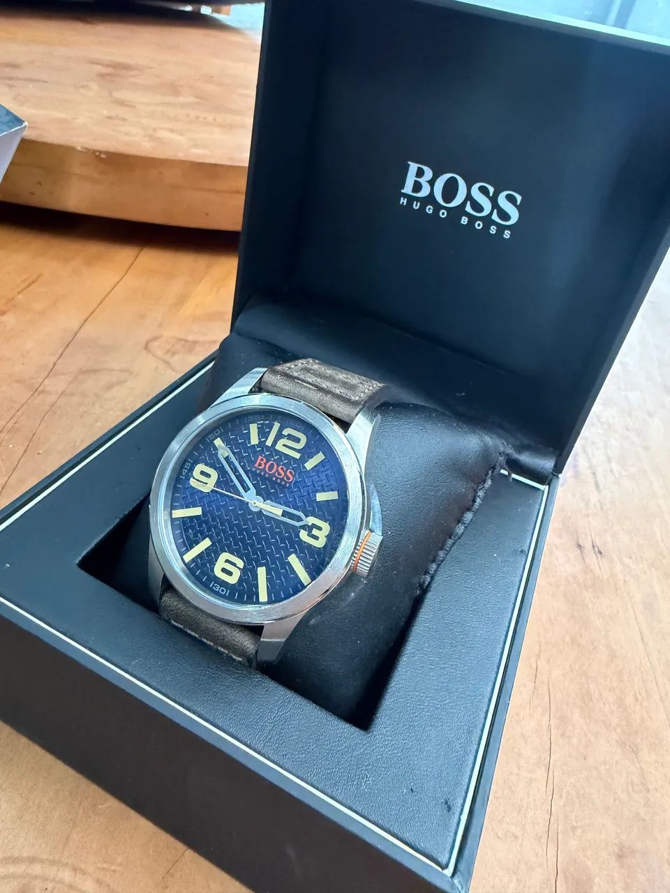 Relógio Hugo Boss Couro Orange  - Foto 3