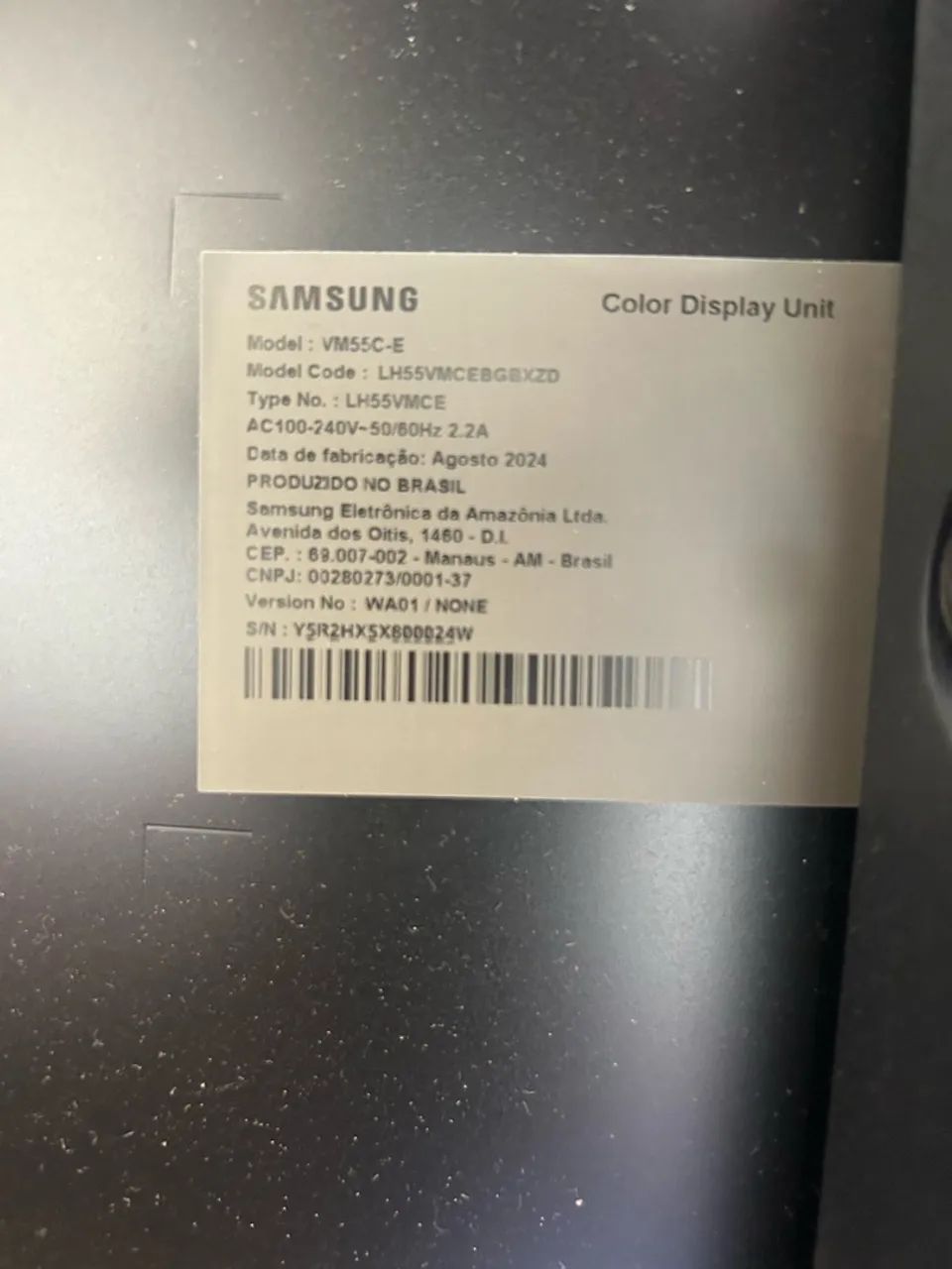 Monitor Profissional da Samsung VM55C-E de 55 - Foto 5