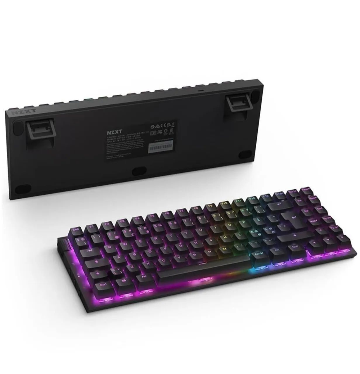 Teclado Gamer Óptico NZXT Function 2 Mini TKL - Preto (Novo) - Foto 5