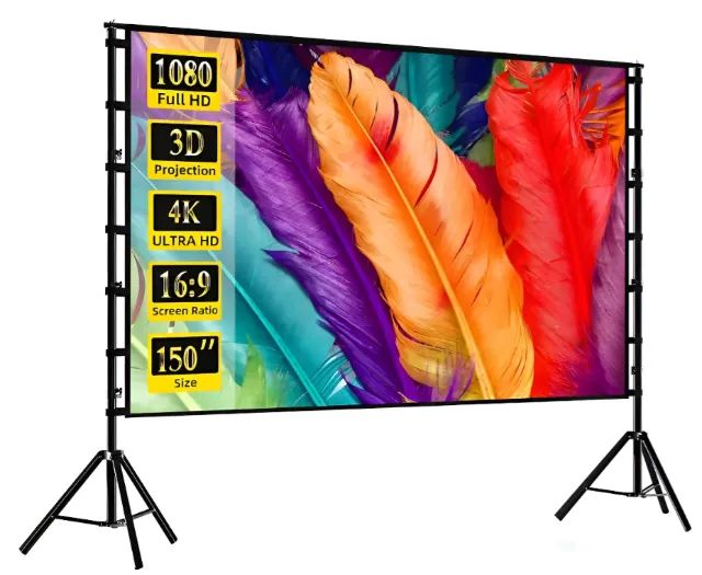 Locação de Projetor e de Telão de Projeção: 150 wide e de 100 polegadas - Foto 3