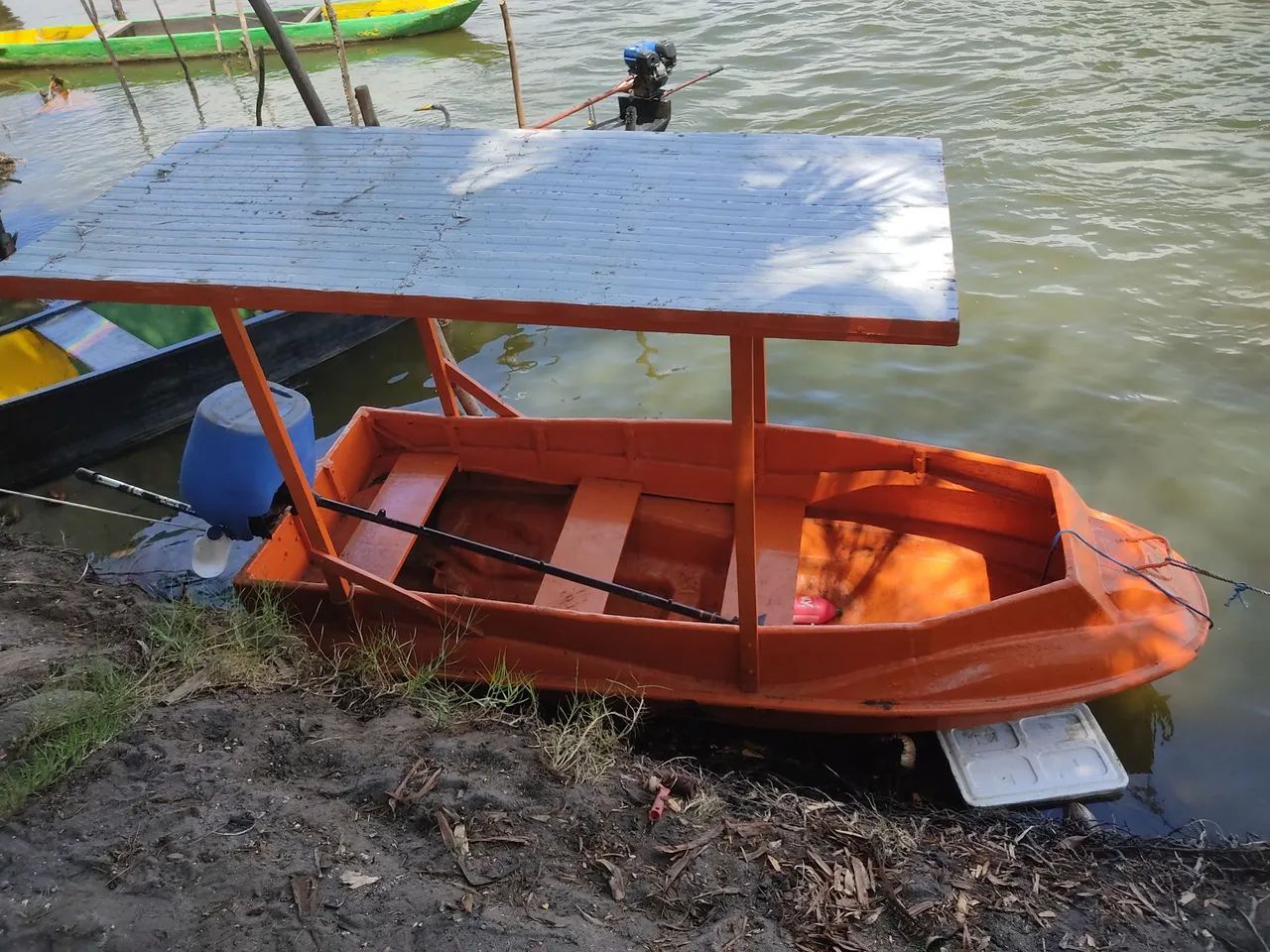 Vendo ou troco barco de fibra  - Foto 4