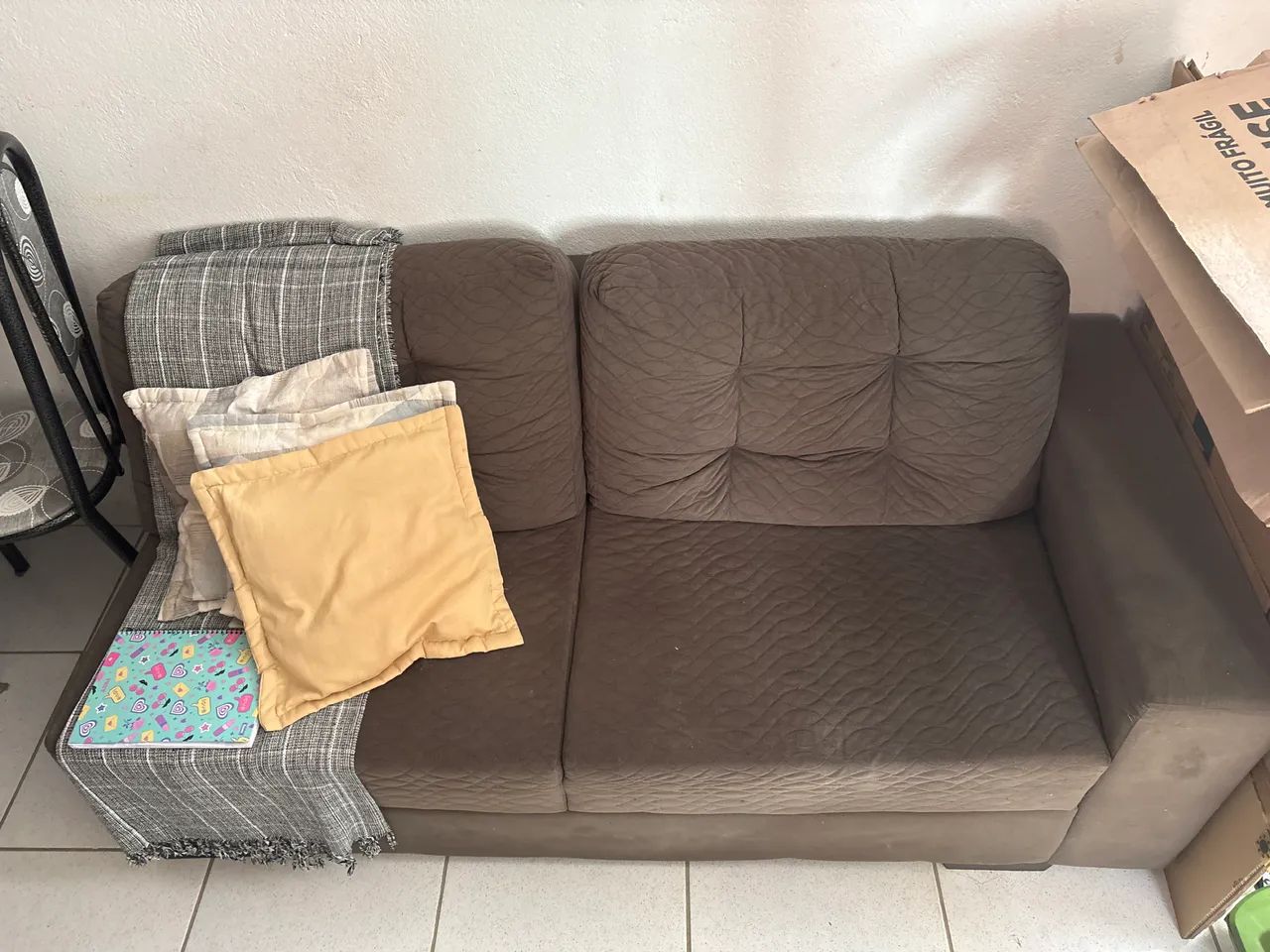 Sofá dos lugares e fica um L juntos  - Foto 2
