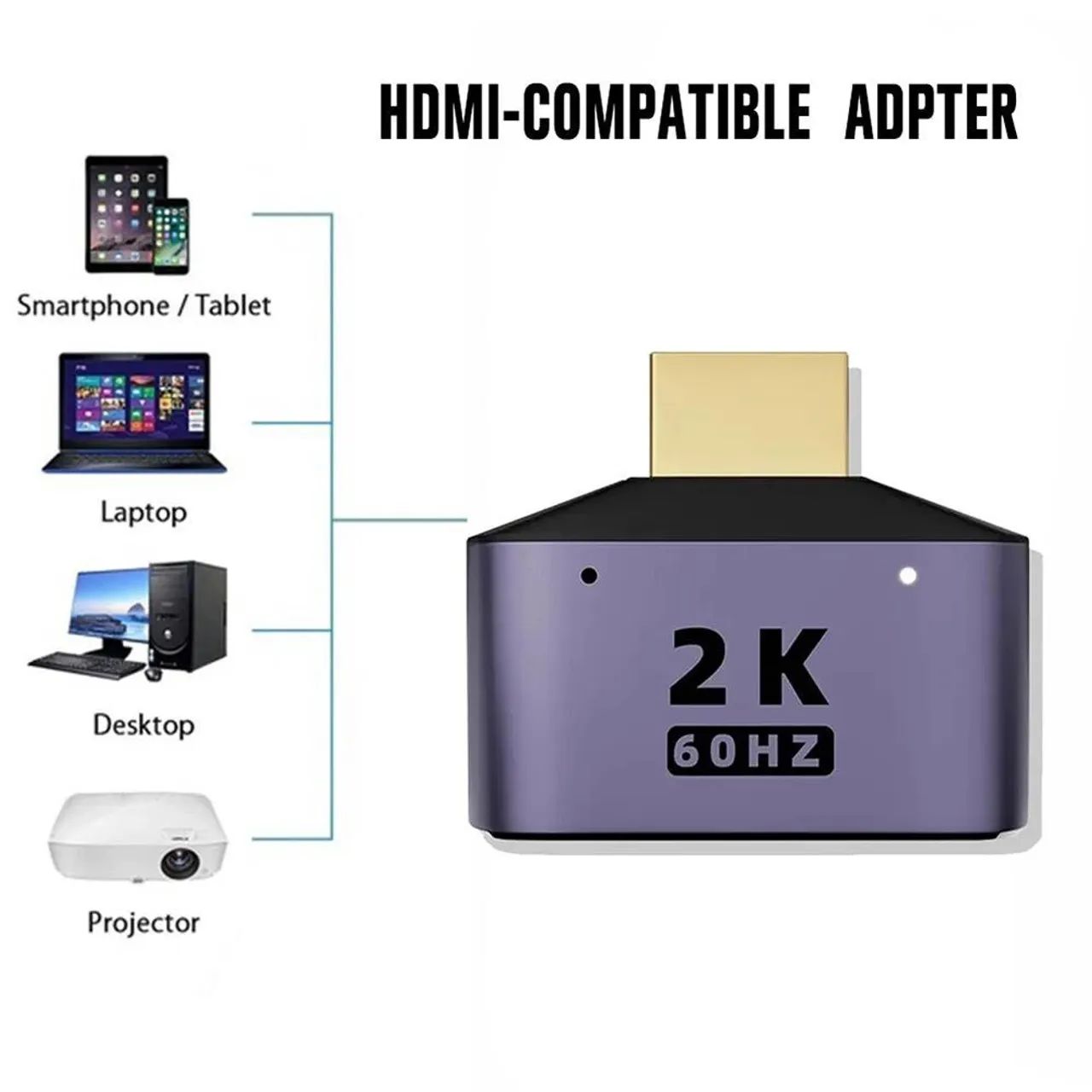 Adaptador divisor HDMI 2K - Foto 4