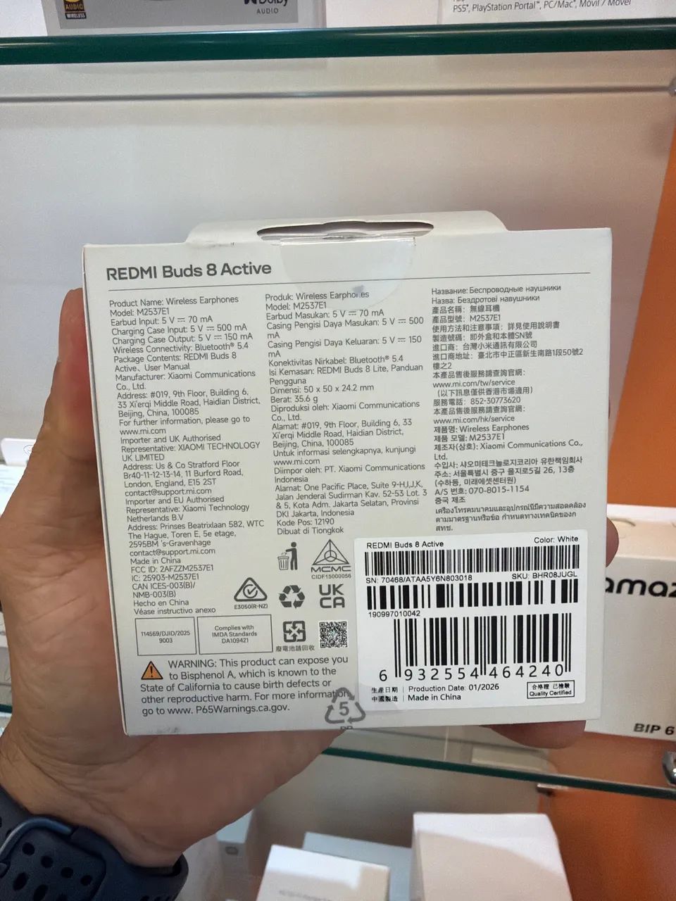 Redmi Buds 8 Active Xiaomi  - Foto 3