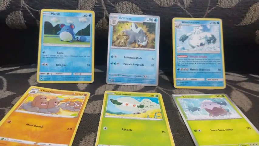 Cartas pokémon originais 