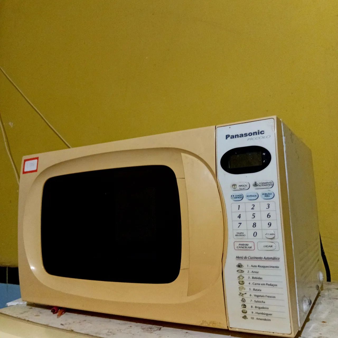 Microondas Panasonic sem prato