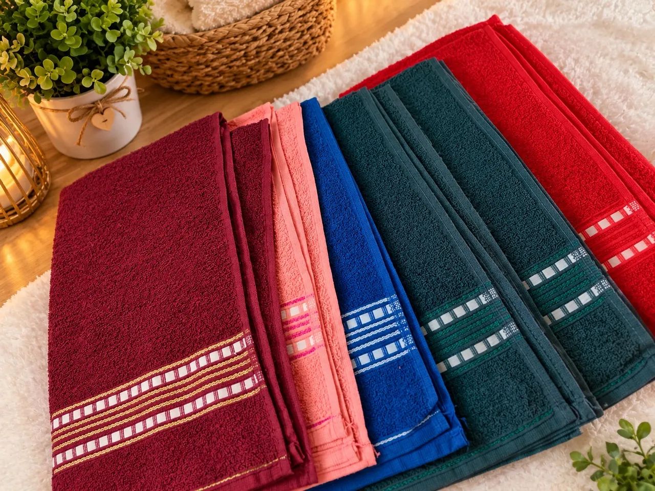 Toalhas e itens para casa com preço baixo 