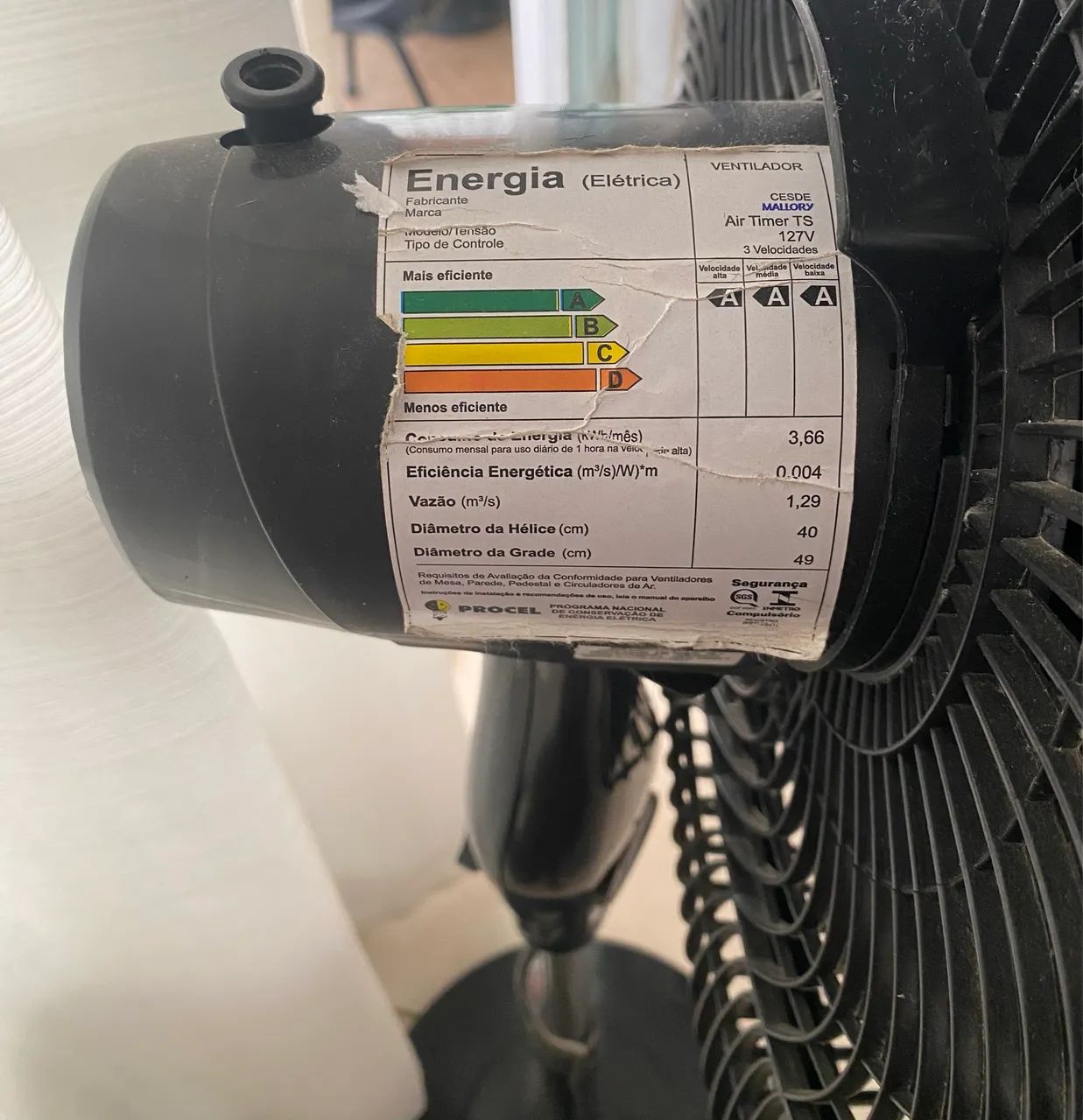 Ventilador coluna novinho - Foto 4