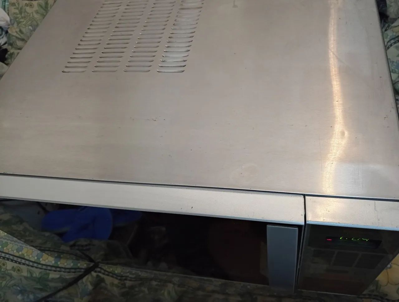 Microondas Brastemp inox com grill  - Foto 4