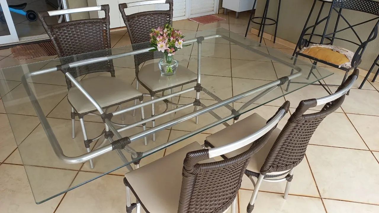 Mesa de vidro - Foto 4