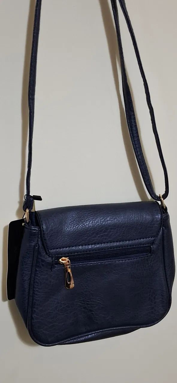 Bolsa transversal Xaviera azul marinho - Foto 2