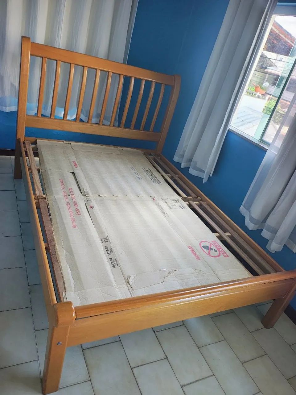 Cama de Casal Madeira Maciça - Foto 4