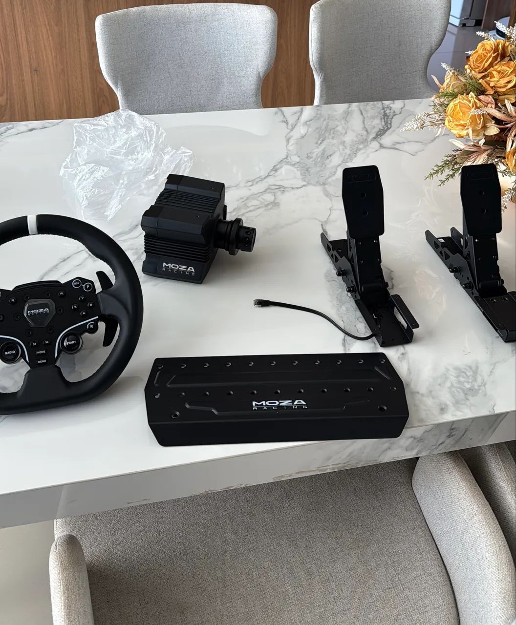 Kit moza r5 com volante pxn gt one 