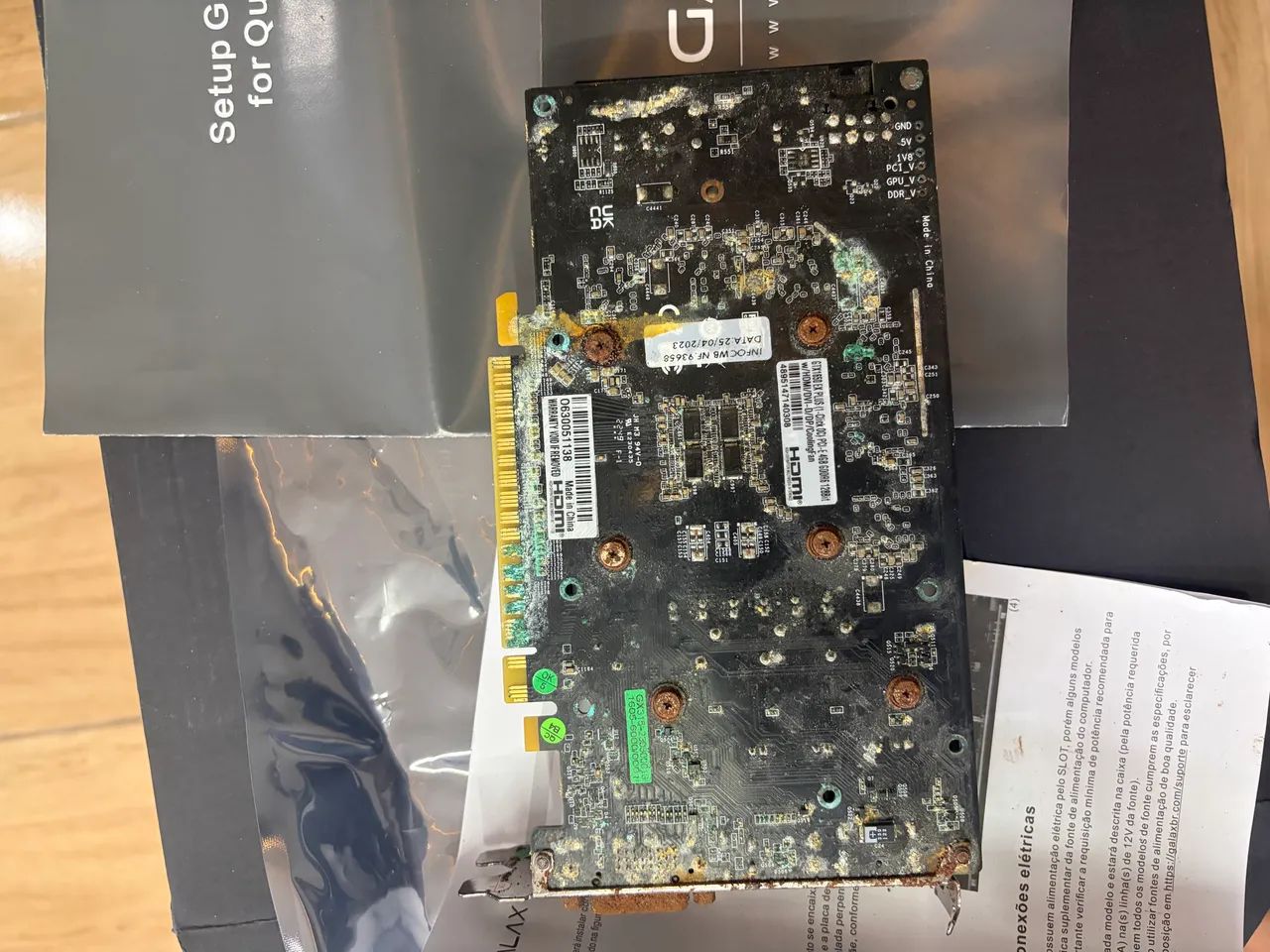 Placa De Vídeo Galax GTX1650 Ex Plus 1-Click 4GB - Foto 3
