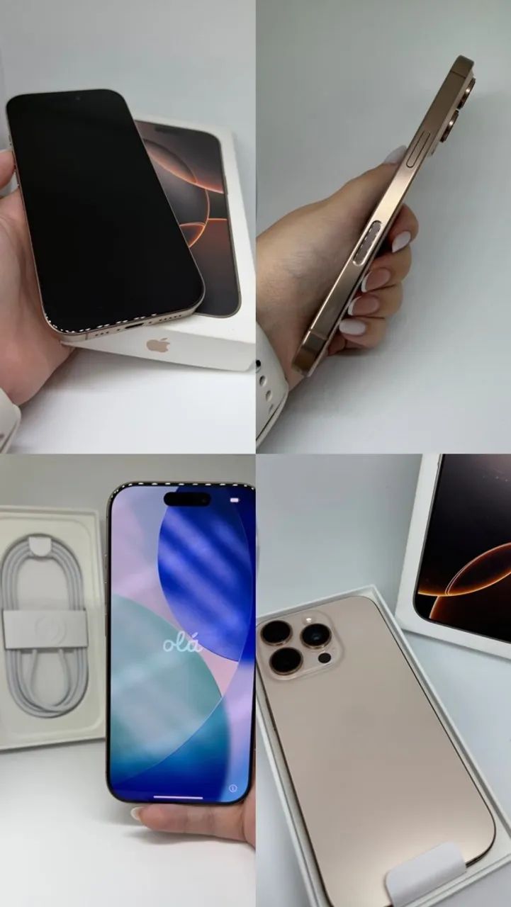 IPHONE 16 PRO - 512GB - DOURADO - Foto 4