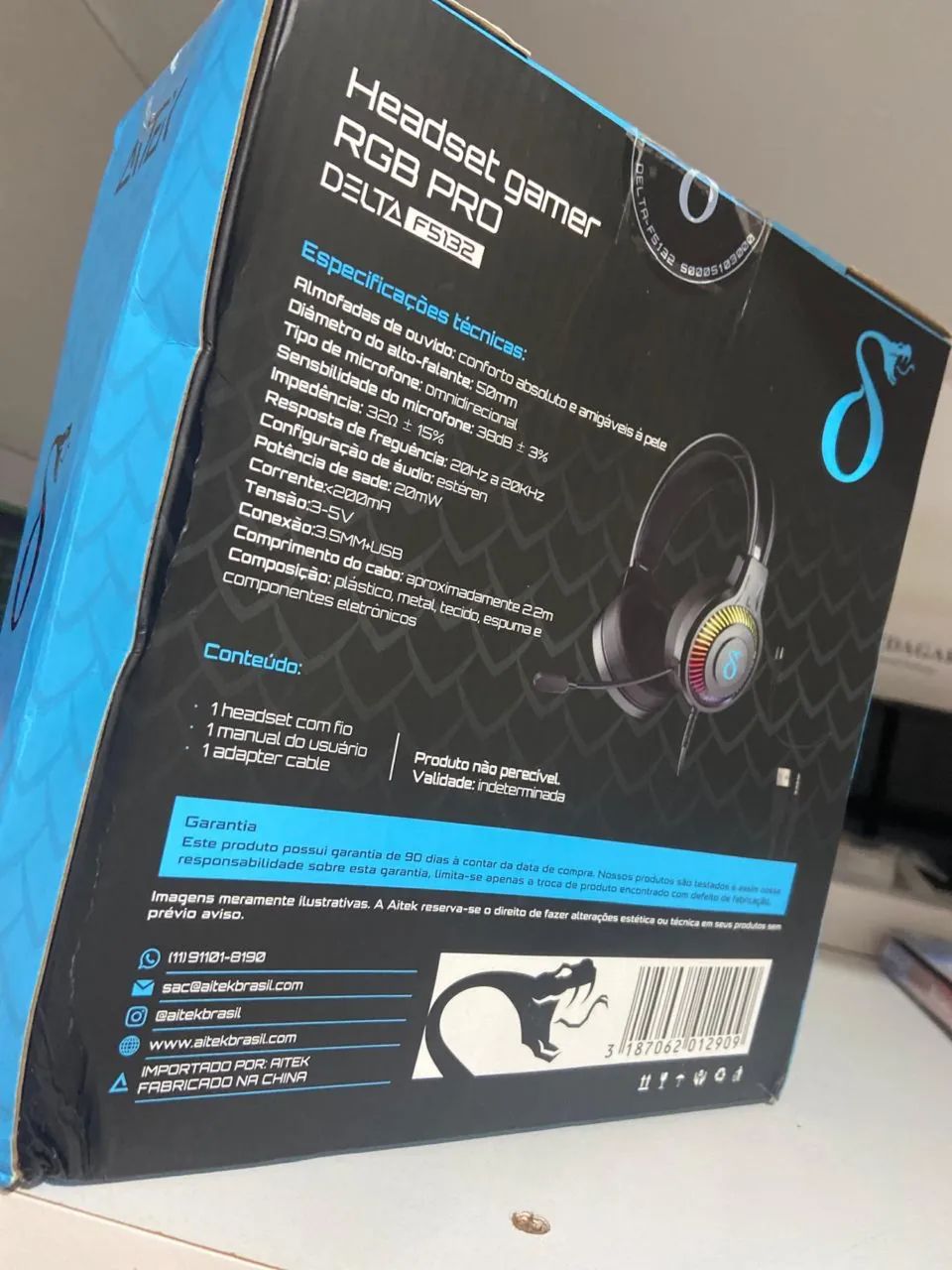 Headset gamer RGB DELTA - Foto 2