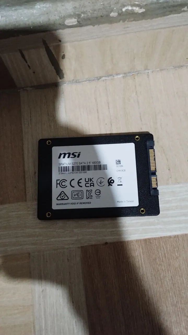 SSD MSI 480 Gigas - Foto 2