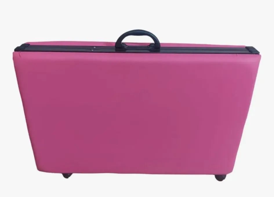 Maca portátil rosa 