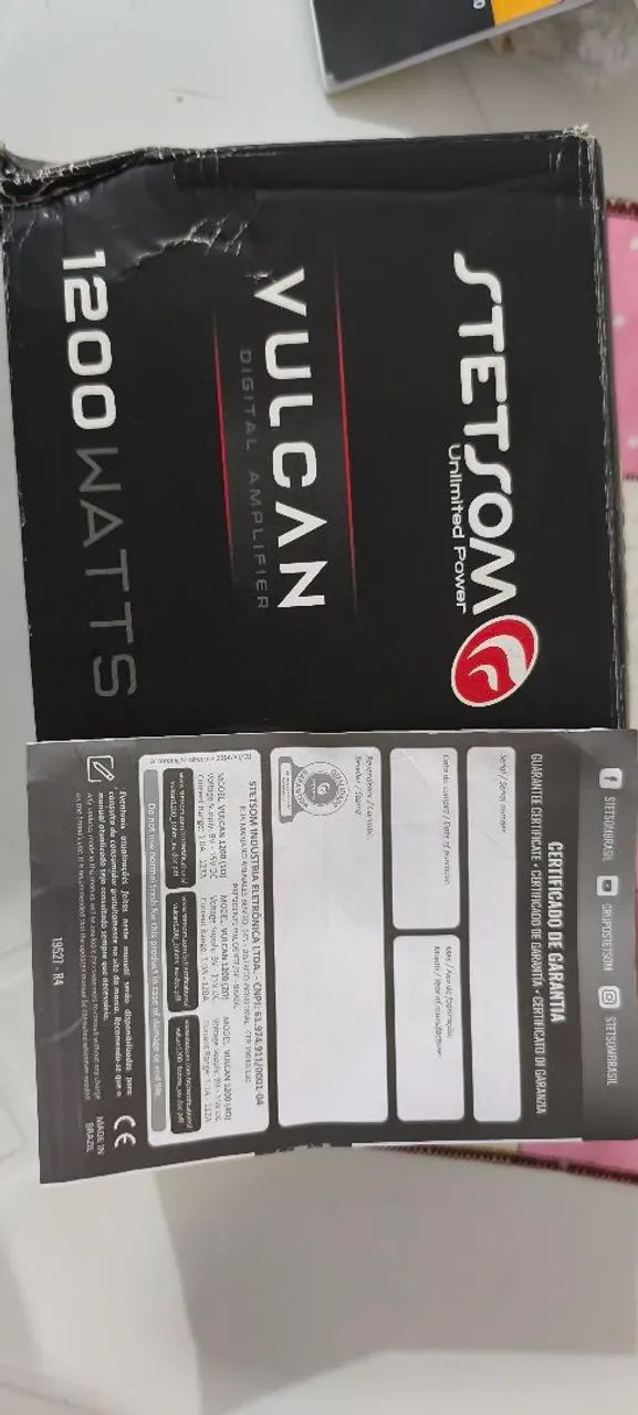 Modulo Stetsom Vulcan 1200watts 4ohms  - Foto 4