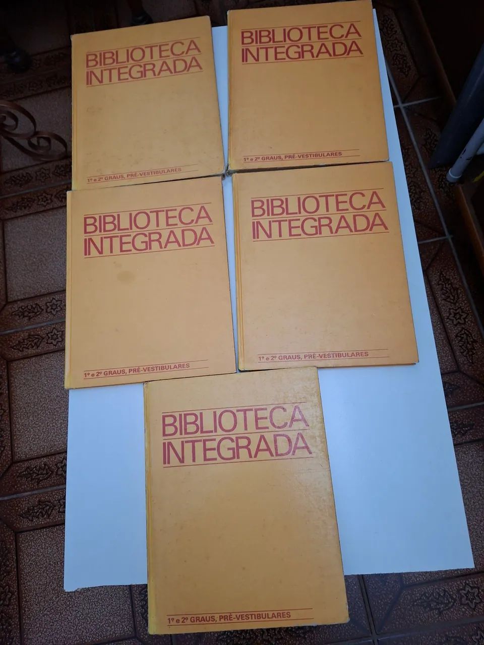 Enciclopédia com 5 volumes