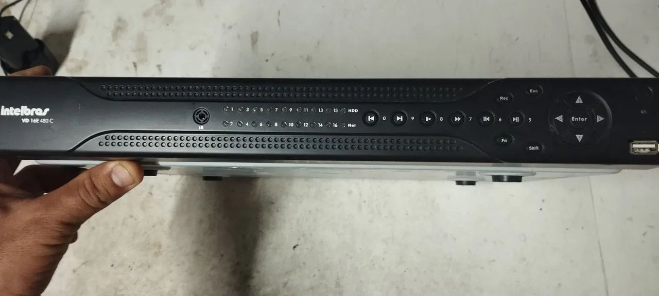 DVR Intelbras vd16e 480c analógico - Foto 4