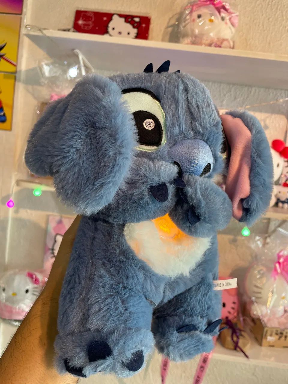 Stich Soninho com movimento de Respiração 