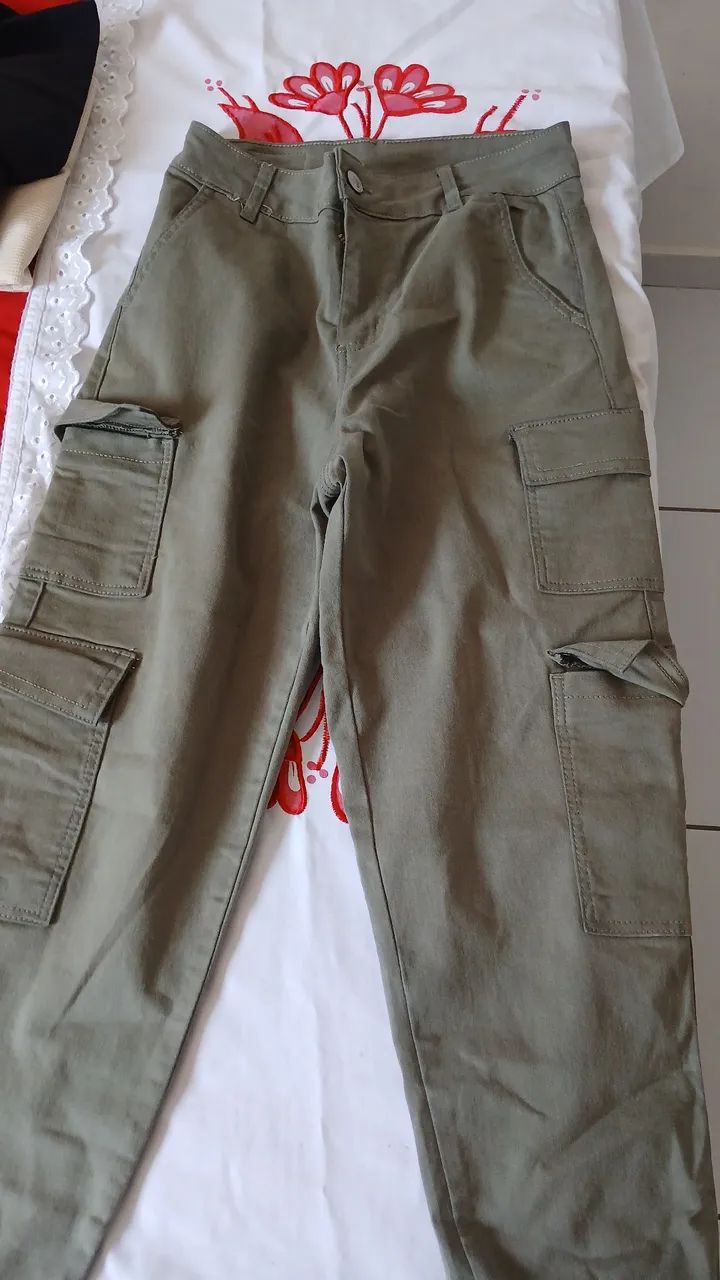 Calça verde militar sawary nova - Foto 2