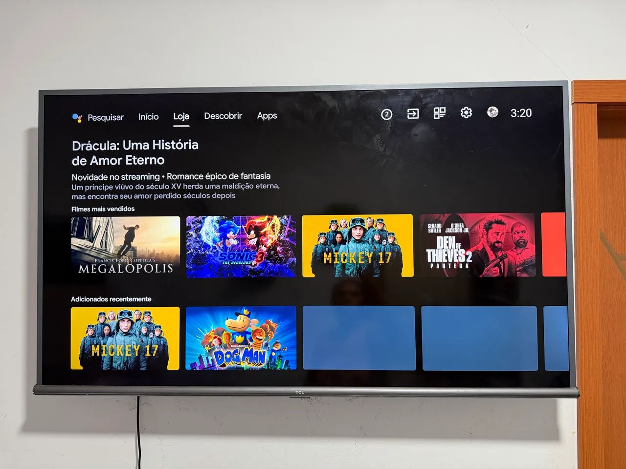 TV 50 SMART TCL ANDROID (faço entrega) - Foto 3