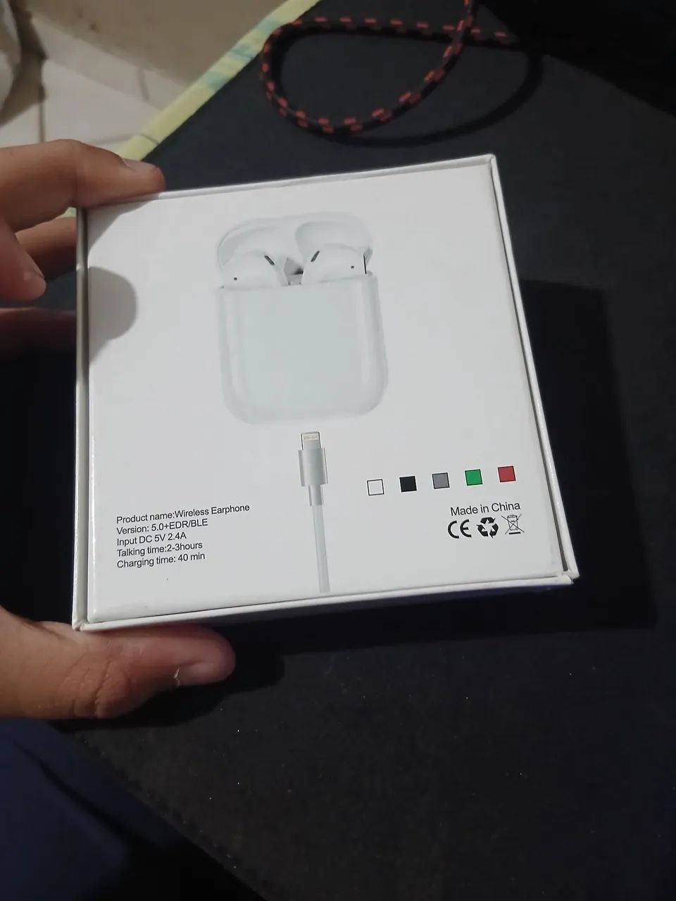 Fone de ouvido novo estilo do iOS i12 vendo ou troco  - Foto 3