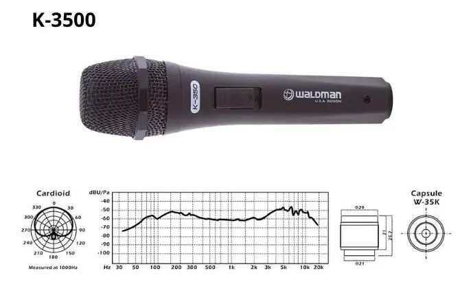 MICOFONE WALDMAN KARAOKÊ K-3500 - Foto 4