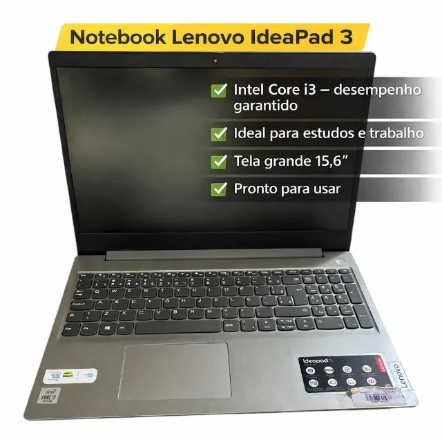 Notebook Lenovo IdeaPad I3 4GB 1TB