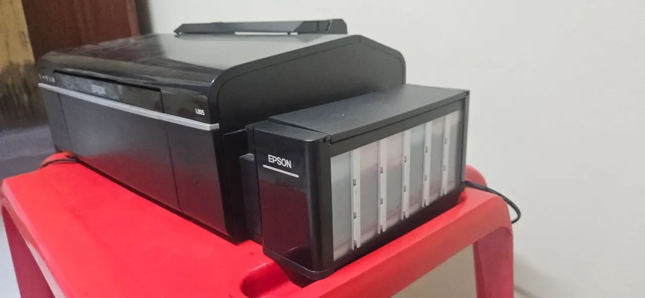 Impressora Epson L805 + Estabilizador - Itens Para Escritório