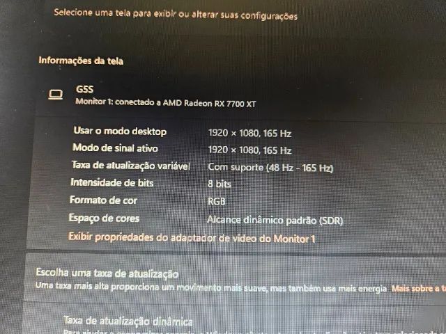Monitor Gamer Concordia G5S 27 Polegadas 165HZ  - Foto 5