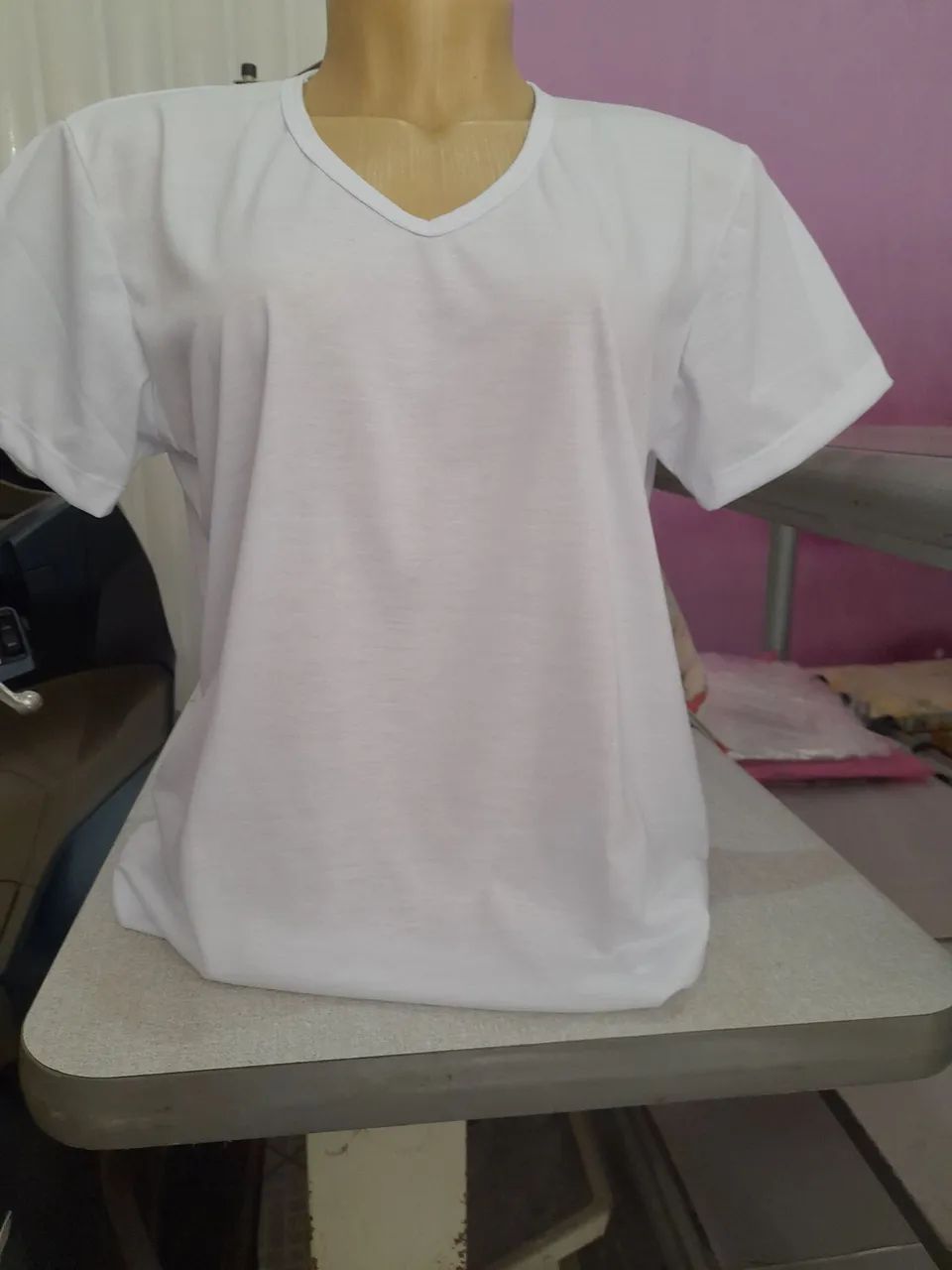 Camisa Básica 100% poliéster  - Foto 5
