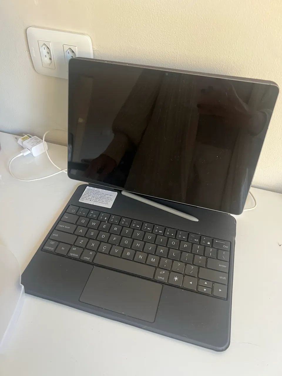 tablet Samsung S9 FE + quase novo com caixa - Foto 3