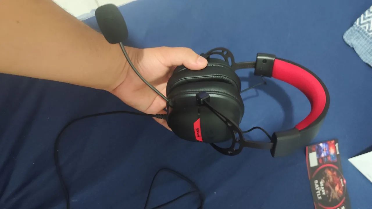 Headset RedDragon Aurora (2 meses de uso) - Foto 5