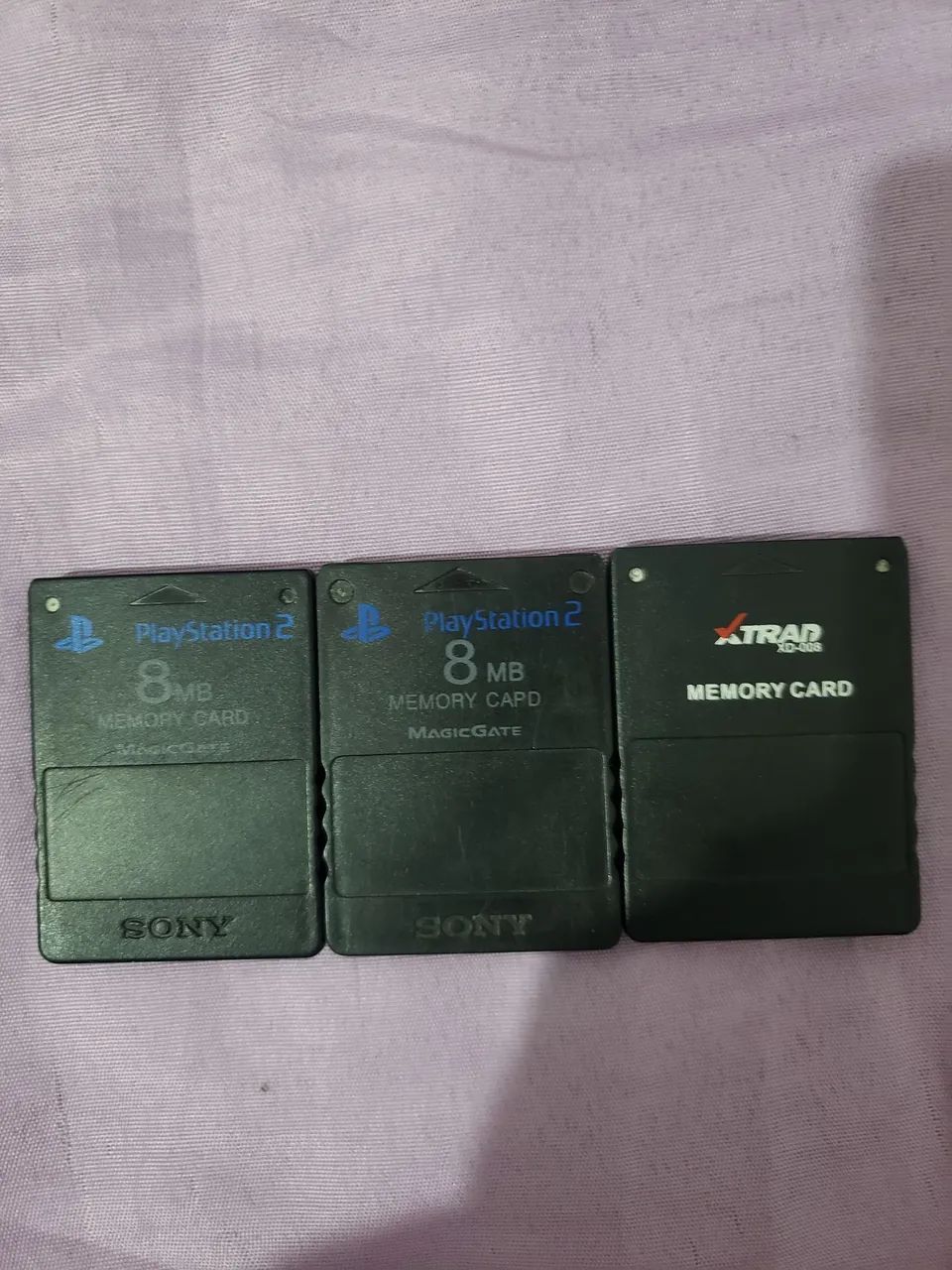 Memory cards ps2