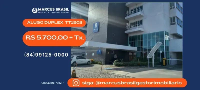 Sala Comercial 107m² no Themis Tower | Próx. Fórum Natal | 4 Ambientes e Garagens